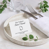 Gefaltete Platzhalter 7,5 x 5,5 cm
