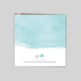 Ozean und Türkis Aquarell