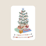 Schöner illustrierter Weihnachtsbaum