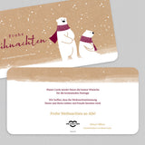 Eisbär Weihnachten