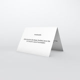 Gefaltetes Querformat 14.5 x 10.5 cm - Selbst gestalten