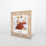 Arktis-Fuchs und Vintage-Foto