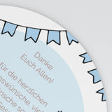 Blaue Fähnchenkette Jungen