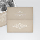 Büttenpapier-Retrooptik